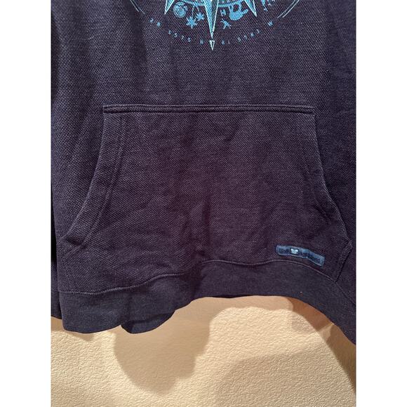 NWOT Disney Parks World Blue Discover Magic Sweatshirt Compass Mickey Mouse XXXL - Picture 4 of 5